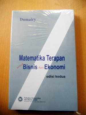buku matematika ekonomi pdf edisi kedua UGM